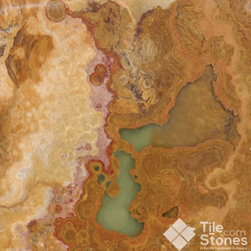 Multi Gold Onyx 12x12 Polished - Wall And Floor Tile