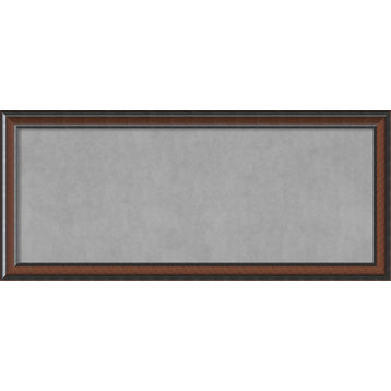 Framed Magnetic Board, Cyprus Walnut Wood, 57x25