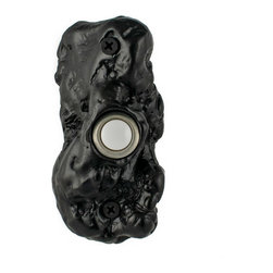 Hawk Hill Hardware - Burl Doorbell, Luxury Decorative Hardware, Wrought Iron - Doorbells And Chimes