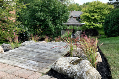 Design ideas for a traditional landscaping in Toronto.