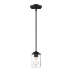 Jedrek 1-Light Mini-Pendant, Black