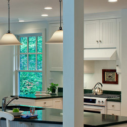 Kitchen Columns - "Eagles Perch" - Custom Whimsical Lake House on Cape Cod - Columns And Capitals