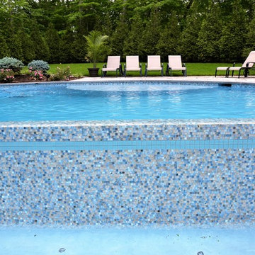 Glass Tile Swimming Pool Design