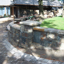 retaining walls & driveways
