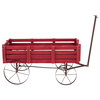 Shine Company 4944R Buckboards Garden Wagons Decorative Planter Red