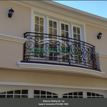 Balcony Railings (Juliet Balcony) Custom Made by Isaac's Ironworks