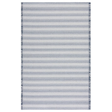 Safavieh Augustine Collection AGT501 Rug, Ivory/Navy, 5' x 7'7"