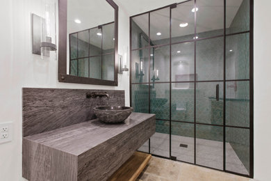 Island style bathroom photo in Orange County