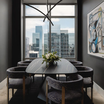 Downtown Highrise Condo Demure Luxury: Dining Room