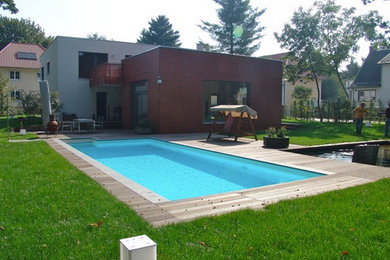 Moderner Garten in Leipzig