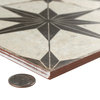 Kings Star Ceramic Floor and Wall Tile, Nero