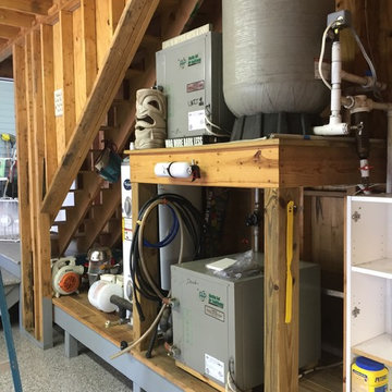 A Garage Interior Build Out / Hiding Mechanical Equipment in Your Garage