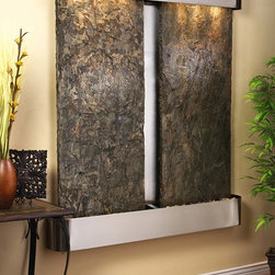 Cottonwood Falls Slate Wall Fountain - Indoor Fountains