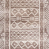 Amanar Tribal Geometric Brown/Ivory 5'x8' Area Rug