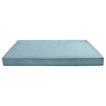 Same Pipe 6" Twin 75x39x6 Velvet Indoor Daybed Mattress |COVER ONLY|-AD355