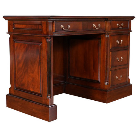 Mahogany Single Bank Desk