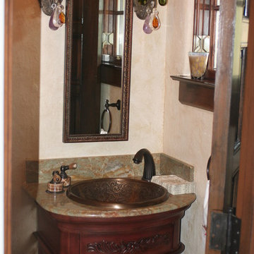 "Lexington" Applied Moulding Cherry Bordeaux with Sable Glaze