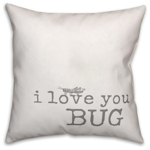 Hey Y All 18x18 Throw Pillow Contemporary Decorative Pillows