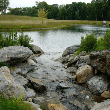 Constructed Streambed & Pond