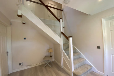 Design ideas for a modern staircase in Hertfordshire.