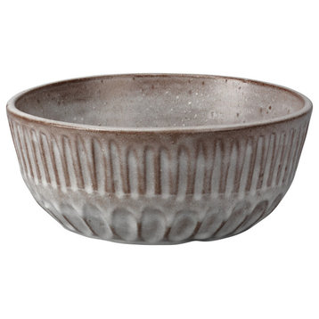 Cradle Bowl, Gray Ceramic