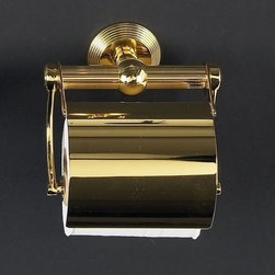 Cristal et Bronze 2015 Cannele Wall Mounted Toilet Roll Holder with Cover - Toilet Paper Holders
