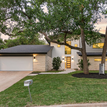 ATX Custom Home-Wire Brushed Loano White Oak