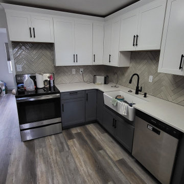 Two-Tone Kitchen Cabinets✨