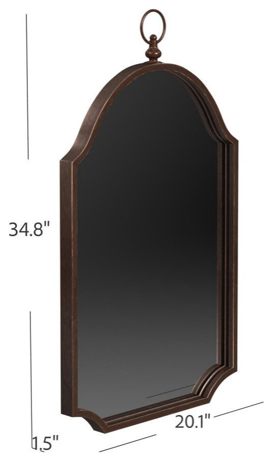 Malina Wall Mirror - Bronze