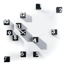 RND Time 1342 Black Wall Clock - Wall Clocks
