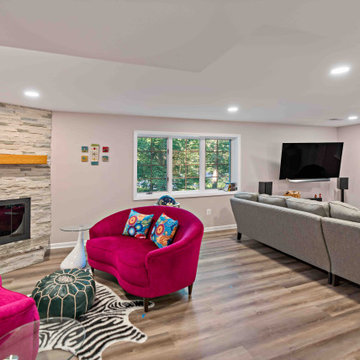 Incredibly Colorful Falls Church Home Remodel