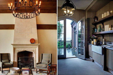 Example of a classic home design design in New York