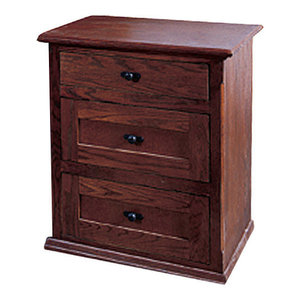 Mission Crofter 3 Drawer Nightstand Michael S Cherry Mc A Craftsman Nightstands And Bedside Tables By Crafters And Weavers