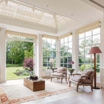 Georgian Country House Extended with a Beautiful Orangery
