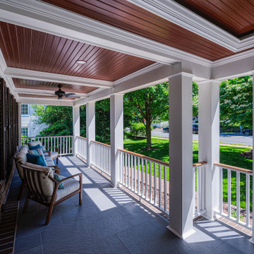 Falls Church Front Porch and Basement Addition
