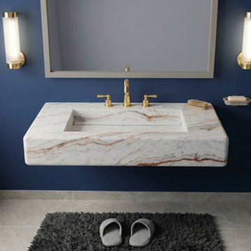 Bespoke Calacatta Gold Marble Sinks | Timeless Luxury Collection