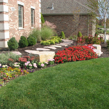 Pool, paver pool deck, custom bar: Outdoor Living in Indiana