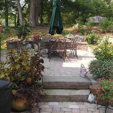 Retaining Walls and stone steps