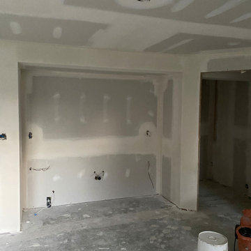 Basement Drywall Progress!