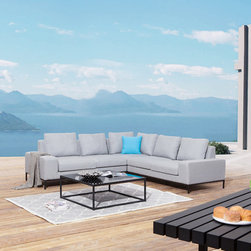 JUNE Outdoor Corner Lounge with Coffee Table - Outdoor Lounge Sets