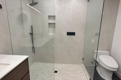 Bathroom - modern bathroom idea in Portland