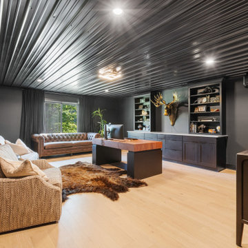 Modern Office in the Barndominium