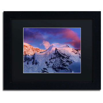 'Sunset Celebration' Matted Framed Canvas Art by Philippe Sainte-Laudy