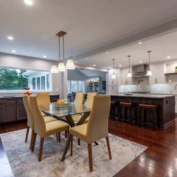 Dinette with yellow chairs