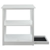 Adams Bookcase with Concealed Sliding Track, Concealment Furniture