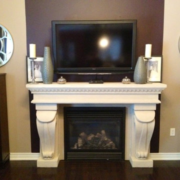 Niagara Cast stone Fireplace Mantel Mantle