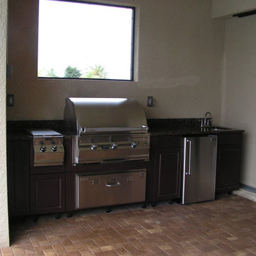 Weatherproof Polymer Cabinetry in Southwest FloridaOutdoor Kitchen - Naples, Fl