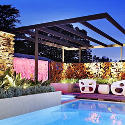 Feature Glass panel - Outdoor Wall Art