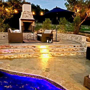 water wall pool