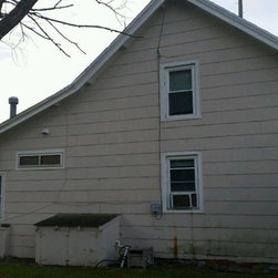 Exterior Facelift on Older Home - Siding And Stone Veneer